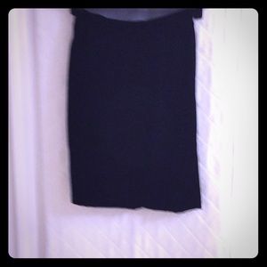 From Valentino Red black velvet skirt size  6